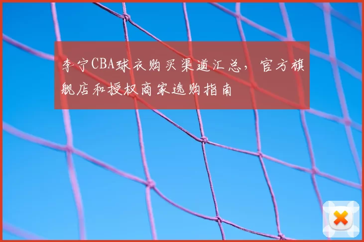 李宁CBA球衣购买渠道汇总，官方旗舰店和授权商家选购指南
